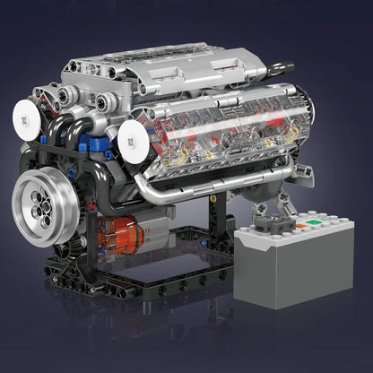 Motorized V8 Engine Building Block Set™